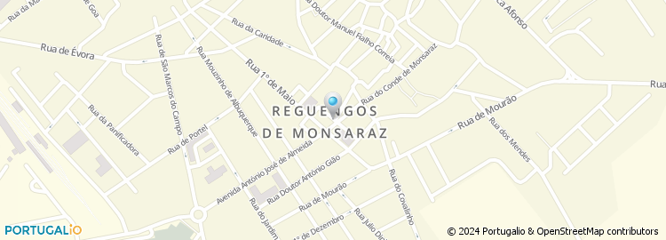 Mapa de Apartado 1, Reguengos de Monsaraz