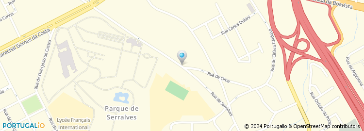 Mapa de Reparadora de Serralves