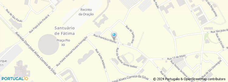 Mapa de Residencial Santo Antonio de Padua, Lda