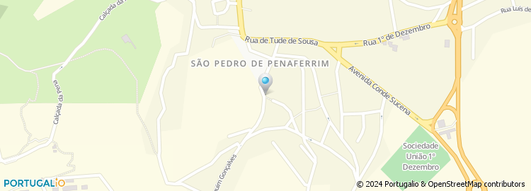 Mapa de Restaurante Cantinho São Pedro