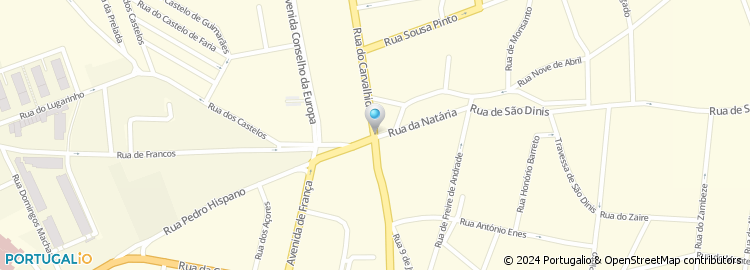 Mapa de Restaurante Carvalhinho