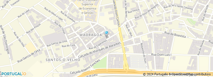 Mapa de Restaurante Floresta da Madragoa