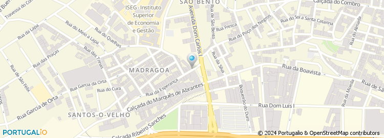 Mapa de Restaurante Madragoa Cafe