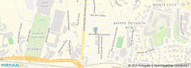 Mapa de Restaurante O Refugio do Estoril