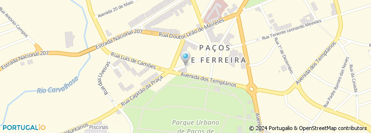 Mapa de Ricardo Dias Ferreira, Unipessoal Lda