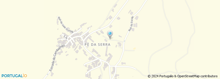 Mapa de Rua Linha do Caminho de Ferro