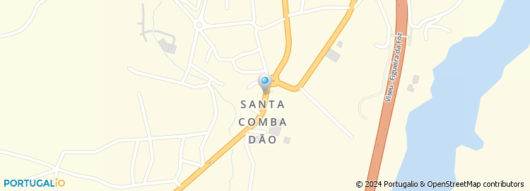 Mapa de Apartado 128, Santa Comba Dão