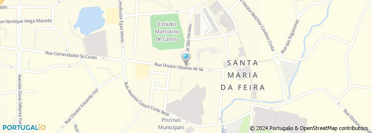 Mapa de Apartado 10, Santa Maria da Feira