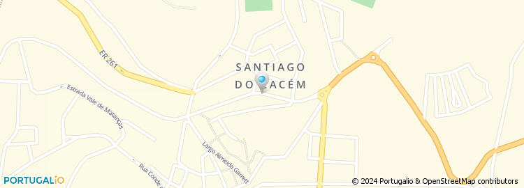 Mapa de Apartado 120, Santiago do Cacém
