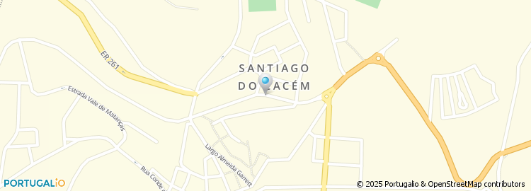 Mapa de Apartado 16, Santiago do Cacém