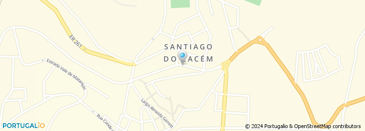 Mapa de Apartado 203, Santiago do Cacém