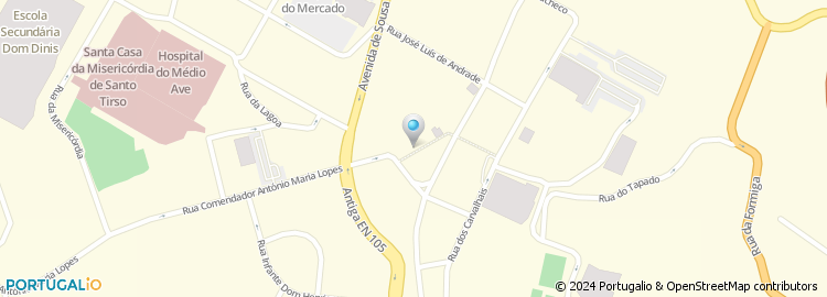 Mapa de Apartado 369, Santo Tirso