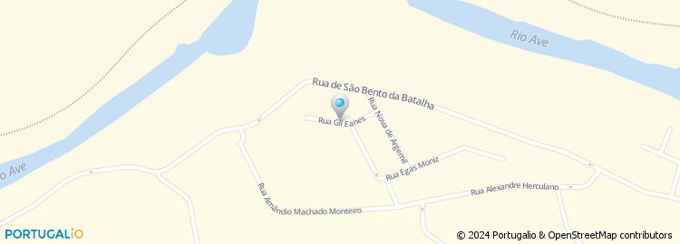 Mapa de Rua Gil Eanes