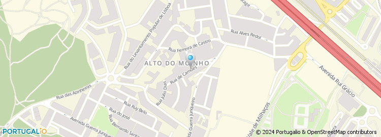 Mapa de Rua de Camões