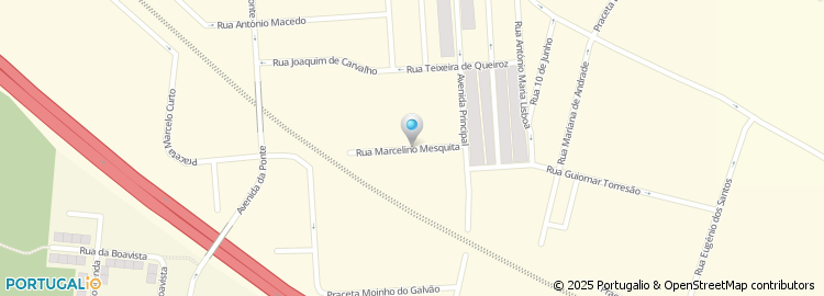 Mapa de Rua Marcelino Mesquita