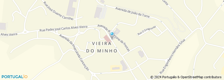 Mapa de Serração Central Vieirense Lda