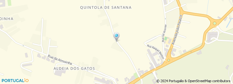 Mapa de Rua Quintola de Santana