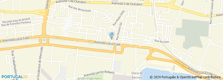 Mapa de Rua dos Mareantes