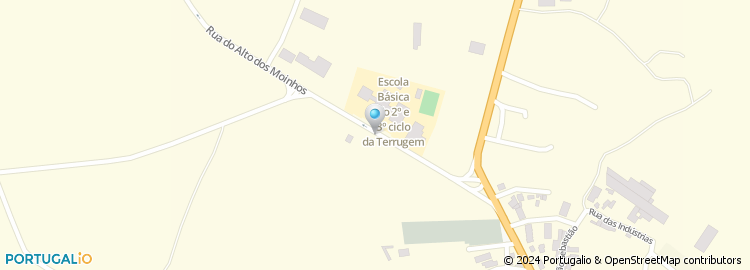 Mapa de Rua do Alto dos Moinhos