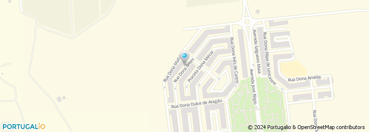 Mapa de Rua Dona Brites