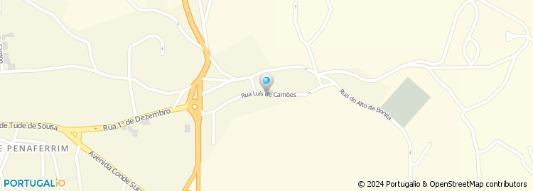 Mapa de Rua Luís de Camões