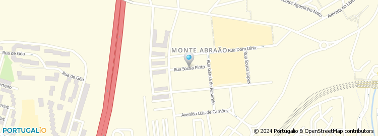 Mapa de Rua Sousa Pinto