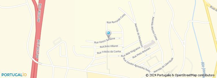 Mapa de Rua Vasco Santana