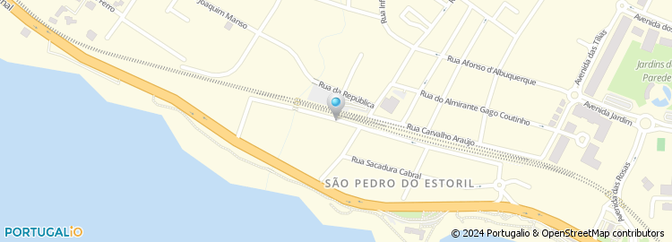 Mapa de Sítio Azul - Centro Terapêutico, Lda