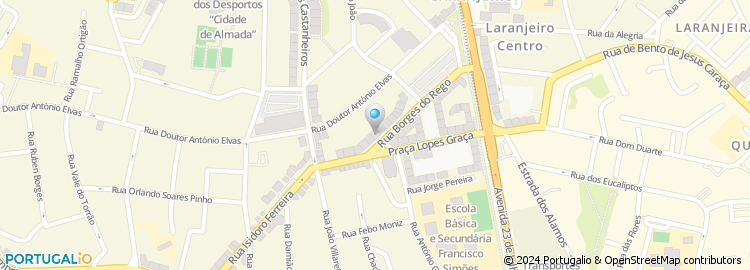 Mapa de Táxis Guerreiro & Leon, Unipessoal Lda