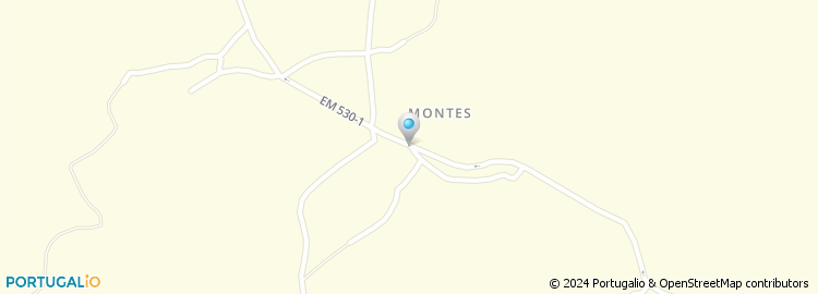 Mapa de Estrada dos Montes