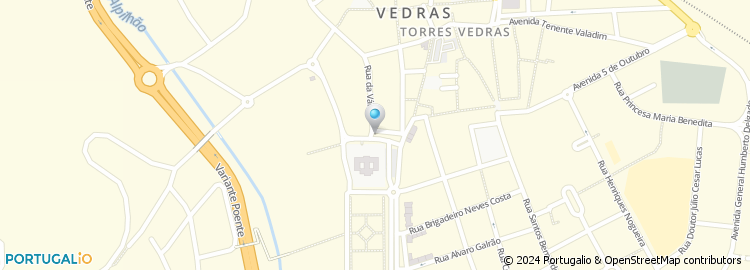 Mapa de Largo do Campo da Várzea