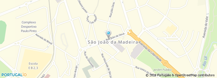 Mapa de Tribunal de Comarca - São João da Madeira