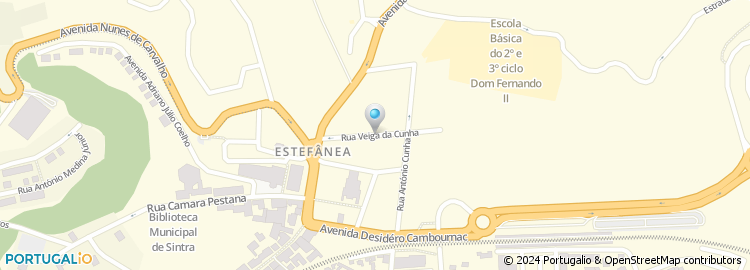 Mapa de Turiscintra - Actividades Hoteleiras, Lda