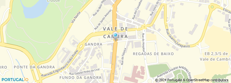 Mapa de Apartado 61, Vale de Cambra