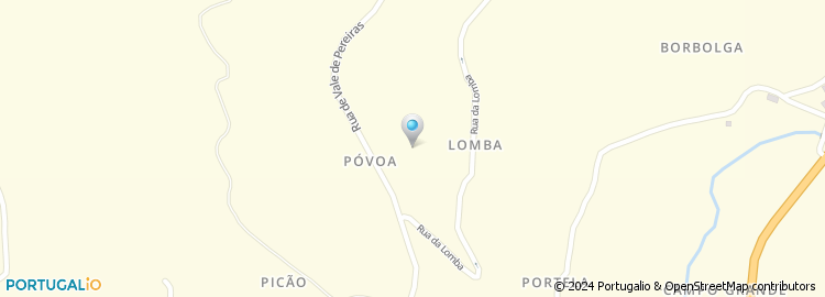 Mapa de Rua do Monte da Póvoa