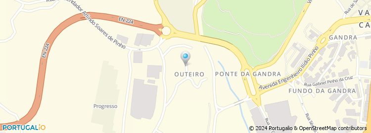 Mapa de Rua do Outeiro