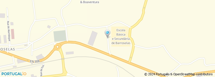 Mapa de Rua das Escolas