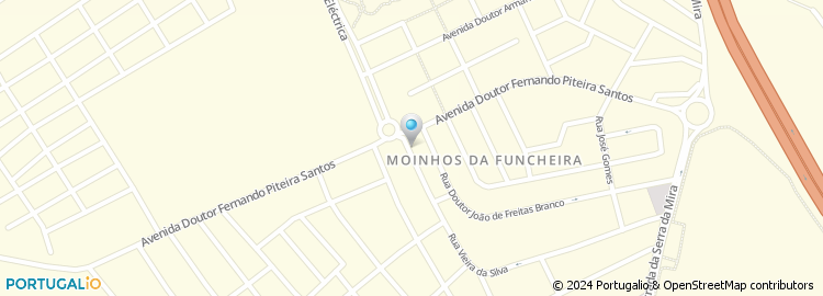 Mapa de Vidreira Moinhos da Funcheira, Lda