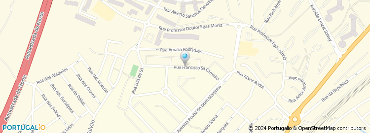 Mapa de Rua Doutor Francisco Sá Carneiro