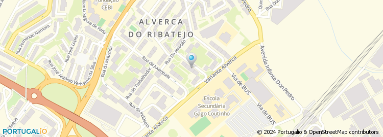 Mapa de Rua Sacadura Cabral