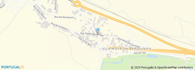 Mapa de Apartado 58, Vila Nova da Barquinha