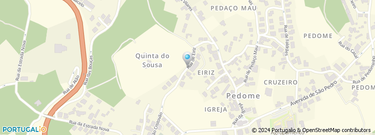 Mapa de Rua da Eiriz