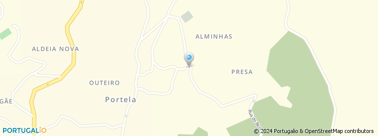 Mapa de Rua da Encosta da Presa