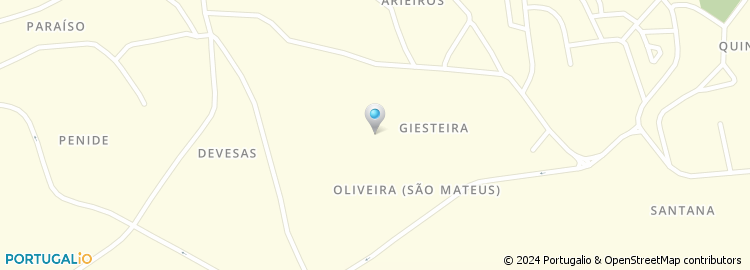 Mapa de Rua da Giesteira