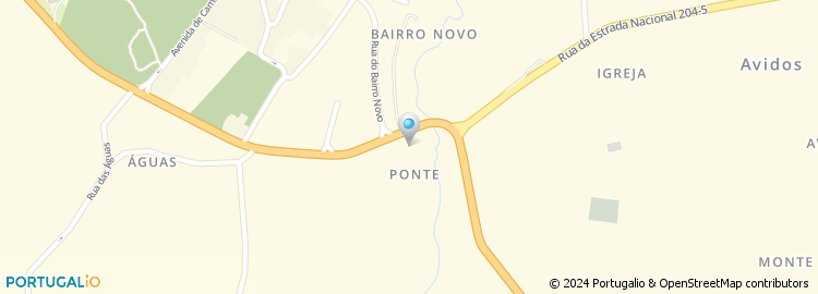 Mapa de Rua da Quinta da Ponte