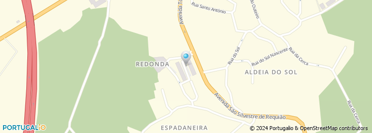 Mapa de Rua da Redonda