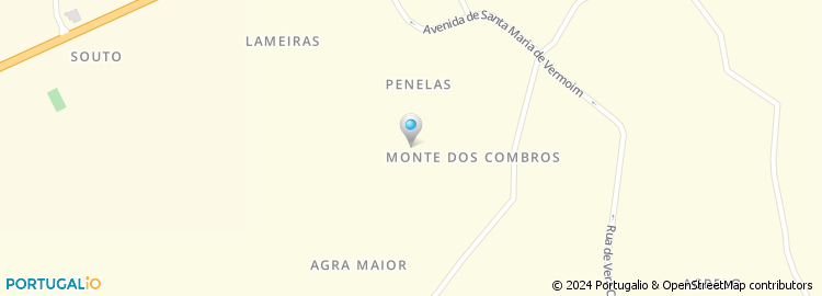 Mapa de Rua de Penelas