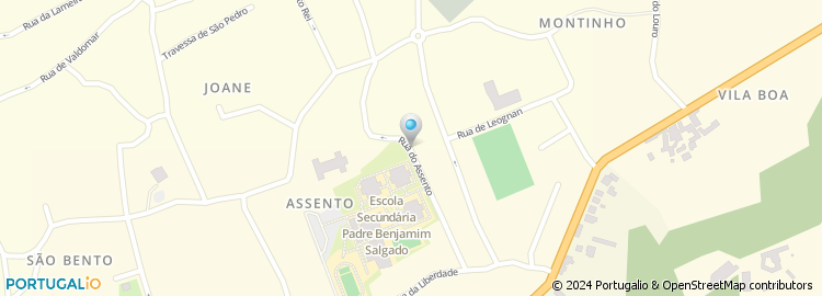 Mapa de Rua do Assento