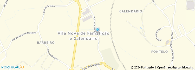 Mapa de Rua do Outeiro