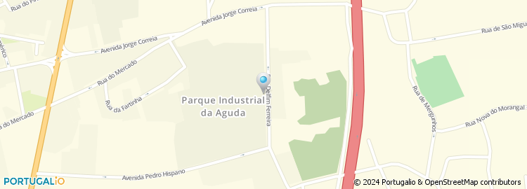 Mapa de Bairro Delfim Ferreira